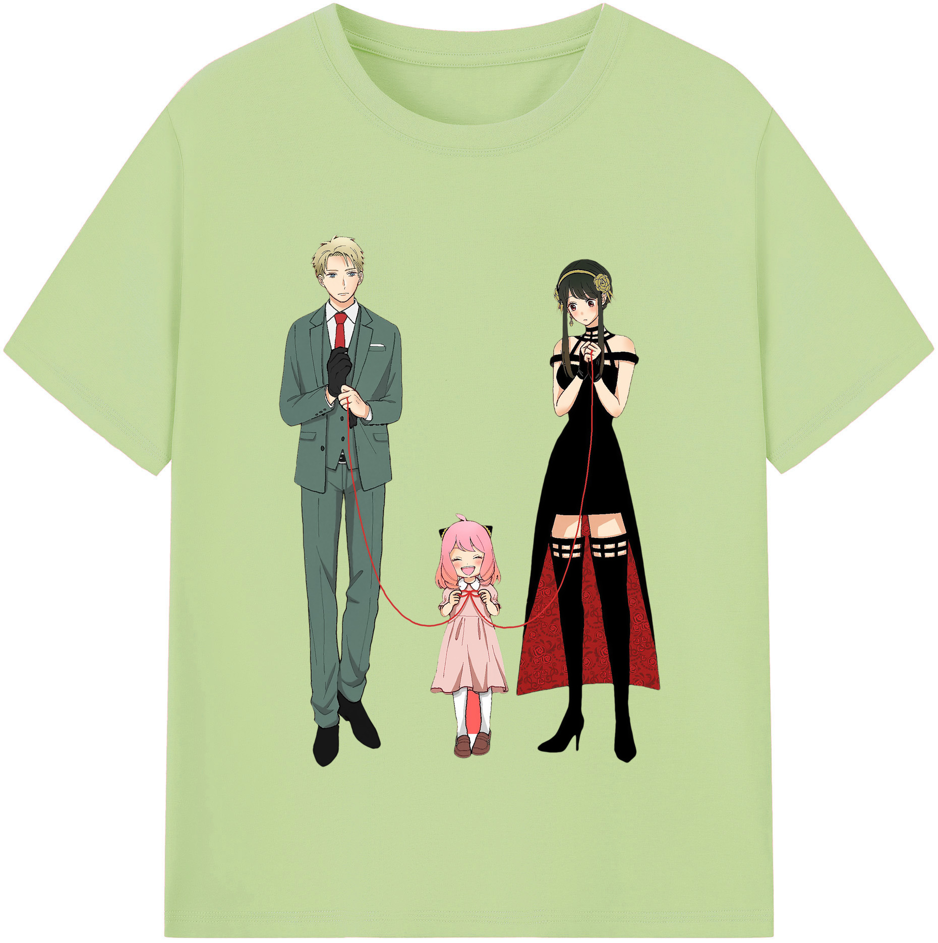 （画像用） SPY×FAMILY间谍家家酒 綿100％半袖Tシャツ（フロントプリント）